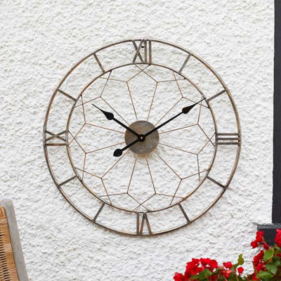 Smart Garden Marco Paul 23.5'' Wall Clock Battery OperatedLondon from B&Q