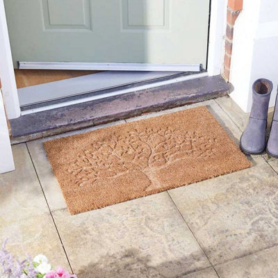 Smart Garden Marco Paul Non Slip Natural Coir Door MatTree from B&Q