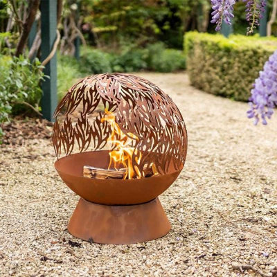 Smart Garden Havana Fuego Fire Globe Sphere Fire Pit Basket Bowl Heater from B&Q