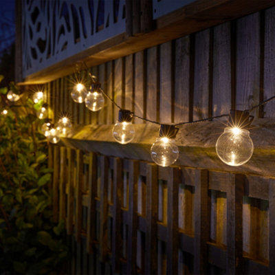 Smart Garden Festoon Solar-Powered Warm White 20 Led Outdoor String LightsPack Of 1 from B&Q