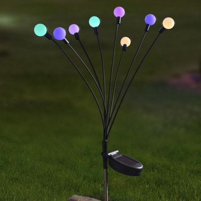 Smart Solar Clear Gloglobes Solar-Powered 1Lm Led Outdoor Stake Light from B&Q