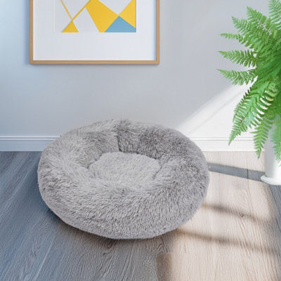 Zoon Grey Fabric Dog Bed (W)80Cm (D)80Cm Extra Large from B&Q