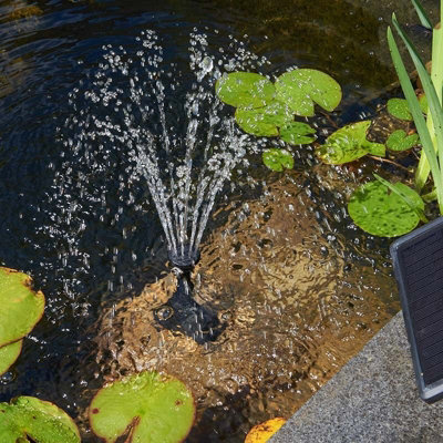 Smart Garden Solar Sunjet 150 Pond Fountain Water Feature Bird Bath from B&Q