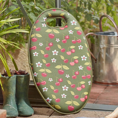 Briers 'cherries' Ultra Memory Foam Kneeler Pad from B&Q