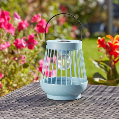 Smart Solar Viva Arona Metal & Plastic Solar-Powered Outdoor Led Small Lantern from B&Q