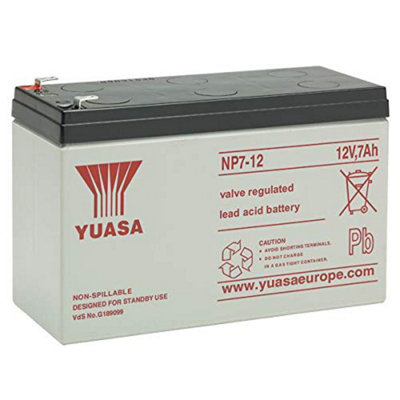 Yuasa Np7-12 Auxiliary Battery For Reliable Power Supply from B&Q