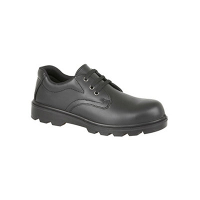 Grafters Grafters M361A Unisex Leather Safety Shoes BlackUk-Size-12 Black from B&Q