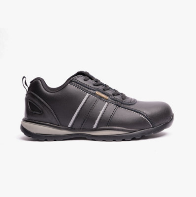 Grafters Grafters M090A Unisex Safety Trainers BlackUk-Size-10 Black from B&Q
