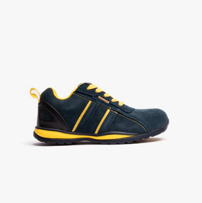 Grafters Grafters M090Cs Unisex Safety Trainers NavyUk-Size-5 Navy from B&Q