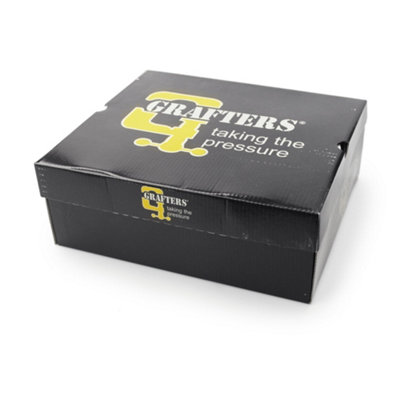 Grafters Grafters Apprentice Unisex Safety Boots HoneyUk-Size-10 Yellow from B&Q
