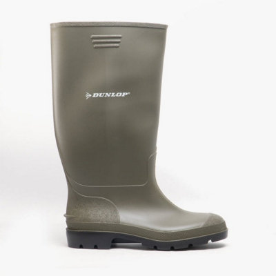 Dunlop Pricemastor Mens Wellington Boots Green from B&Q