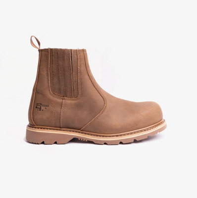 Grafters Grafters M763Db Mens Leather Safety Boots Dark BrownUk-Size-11 Dark Brown from B&Q