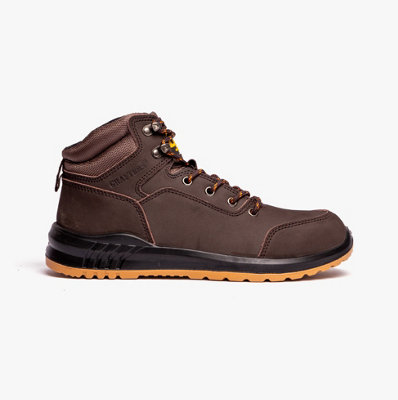 Grafters Grafters M513B Unisex Safety Boots BrownUk-Size-9 Brown from B&Q