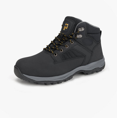 Grafters Grafters M292A Mens Nubuck Safety Ankle Boots BlackUk-Size-14 Black from B&Q