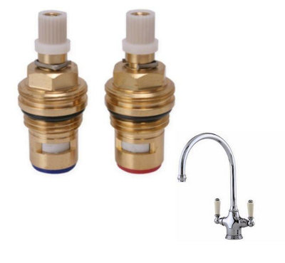 TapSparesUK Perrin & Rowe Phoenician Replacement Valves Cartridge Set from B&Q