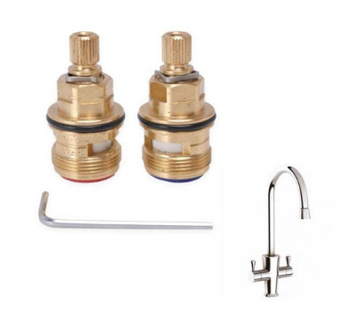 TapSparesUK Carron Phoenix Flora Replacement Valve Cartridges Sp3794Pair from B&Q
