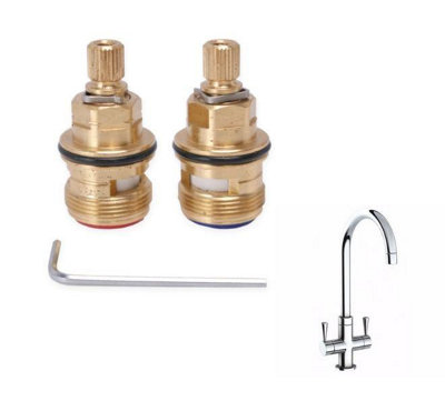 TapSparesUK Carron Phoenix Henley Replacement Valve Cartridges Sp3794Pair from B&Q