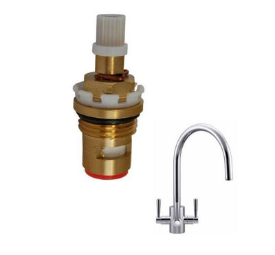 TapSparesUK Franke Triflow Olympus Replacement Valve Cartridge- Hot from B&Q