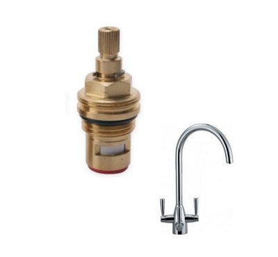 TapSparesUK Franke Filterflow Doric Replacement Valve CartridgeHot from B&Q