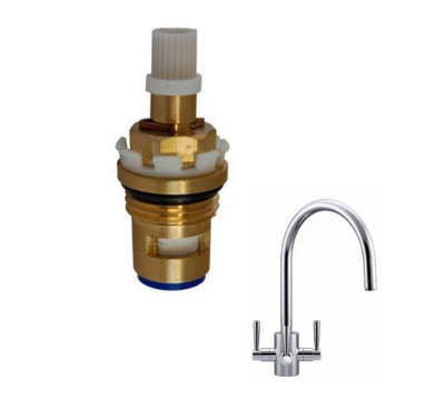 TapSparesUK Franke Triflow Olympus Replacement Cold / Filter Valve Cartridge from B&Q