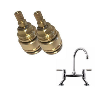 TapSparesUK Franke Bridge Replacement Bushes & Valves Cartridge SparesSet from B&Q