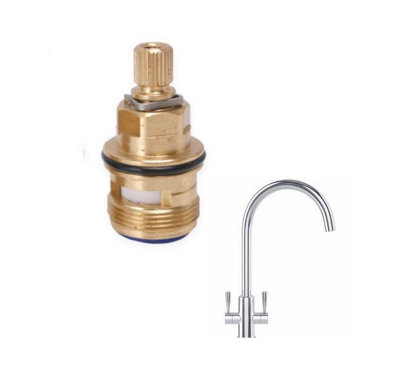 TapSparesUK Franke Ascona Replacement Cold Valve Cartridge Spare from B&Q