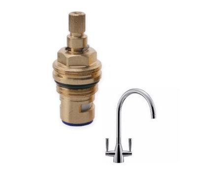 TapSparesUK Franke Eiger Replacement (Sp3561133.0194.089) Cold Valve Cartridge Spare from B&Q