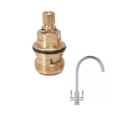 TapSparesUK Franke Ascona Replacement Hot Valve Cartridge Spare from B&Q