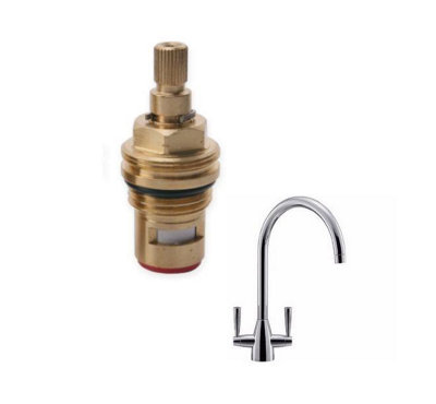 TapSparesUK Franke Eiger Replacement (Sp3561-H133.0194.088) Hot Valve Cartridge Spare from B&Q
