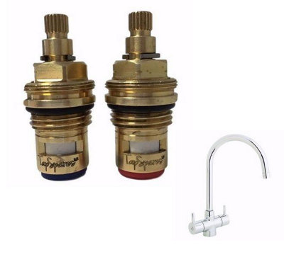 TapSparesUK Howdens Rienza Valve Replacement Cartridge Spare Pre 2013Pair from B&Q