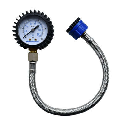 TapSparesUK Tapspares Uk Mains Water Pressure Gauge 0-10Bar / 0-145Psi from B&Q