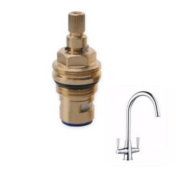 TapSparesUK Howdens Victorian Replacement Valves Cartridge SparesCold from B&Q