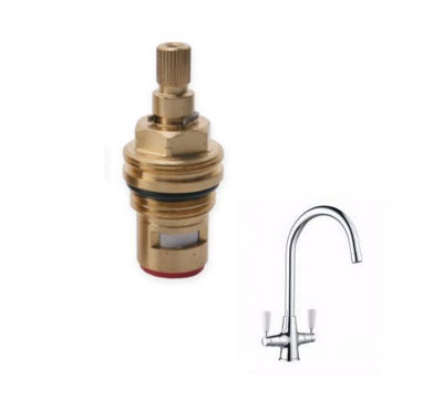 TapSparesUK Howdens Victorian Replacement Valves Cartridge SparesHot from B&Q