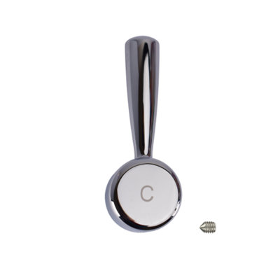 TapSparesUK Franke Ascona Cold Replacement Tap Lever HandleChrome from B&Q