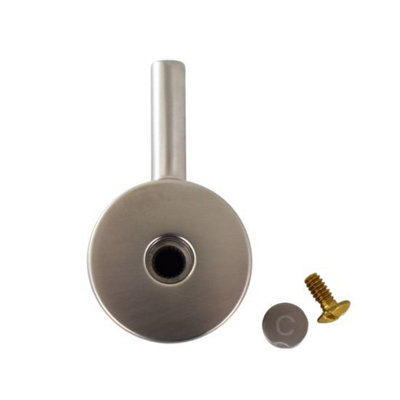 TapSparesUK Franke Athena Cold Replacement Tap Lever HandleSilk Steel from B&Q