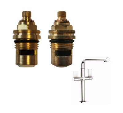 TapSparesUK Carron Phoenix Waverley Replacement Valve Cartridges Sp3982Pair from B&Q