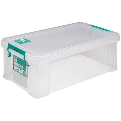 StoreStack  7.5 Litre Storage Box W250xd190xh160mm Clear - Image 3
