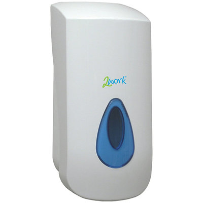 2Work Foam Soap Dispenser 900Ml Reservoir White 2W01102 from B&Q