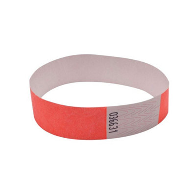 Advance Announce Wrist Band 19mm Coral (Pack Of 1000) Aa01833 from B&Q