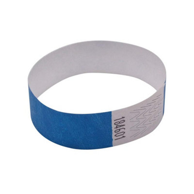 Advance Announce Wrist Band 19mm Blue (Pack Of 1000) Aa01835 from B&Q