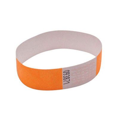 Advance Announce Wrist Band 19mm Orange (Pack Of 1000) Aa01836 from B&Q