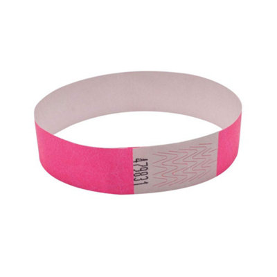 Advance Announce Wrist Band 19mm Pink (Pack Of 1000) Aa01837 from B&Q