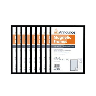 Advance Announce Magnetic Frame A4 Black (Pack Of 10) Aa01848 from B&Q