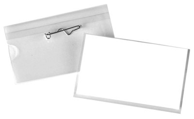 Pavo Announce Pin Name Badge 54X90mm (Pack Of 50) Pv00920 from B&Q