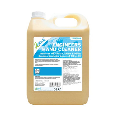 2Work Engineers Hand Cleaner Orange Scent 5 Litre Bulk Bottle from B&Q