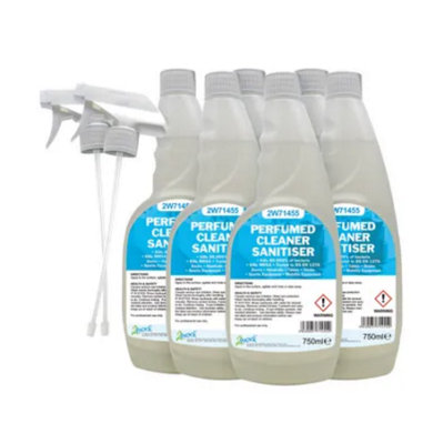 2Work Cleaner Sanitiser 750Ml Pk6 from B&Q