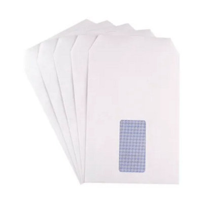 Q-Connect C5 Envelope Window Self Seal 90Gsm White (Pack Of 150) from B&Q