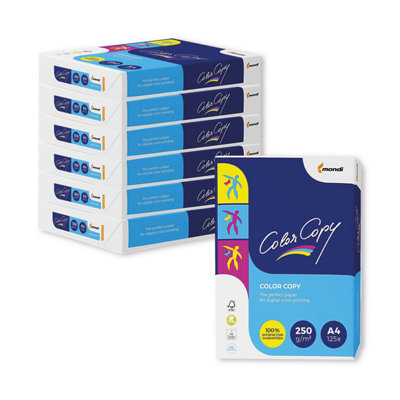 Mondi Color Copy 250Gsm White A4 Copier Paper (Pack Of 875) - from B&Q