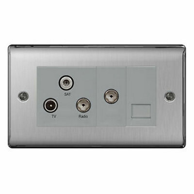 BG Nbs Triplex Tv/fm/sat+Ret1G Tel Scrd from B&Q