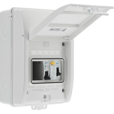 Bg 3-Way Shower Consumer Unit With 63A Main Switch from B&Q